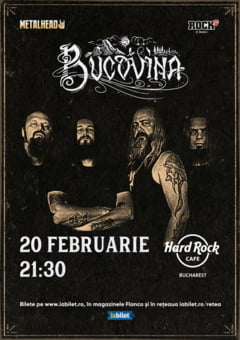 Concert Bucovina la Hard Rock Cafe pe 20 februarie