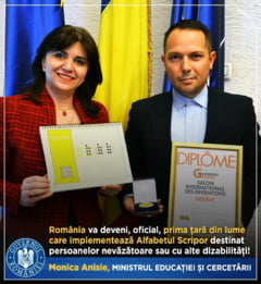 Romania va deveni, oficial, prima tara din lume care implementeaza Alfabetul Scripor