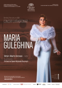 Soprana Maria Guleghina, invitata intr-un Concert Extraordinar pe scena Operei Nationale Bucuresti