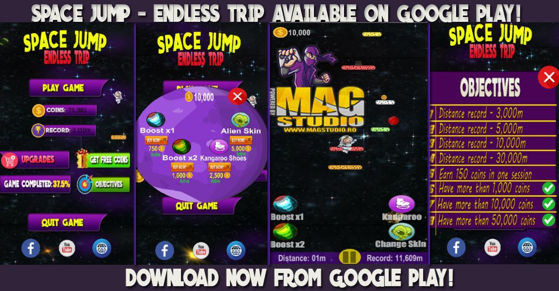 Imagine Joc Space Jump - Endless Trip | 2review.ro