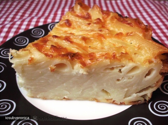 Imagine Reteta culinara Penne Rigate cu Branza si Cascaval la Cuptor | 2review.ro