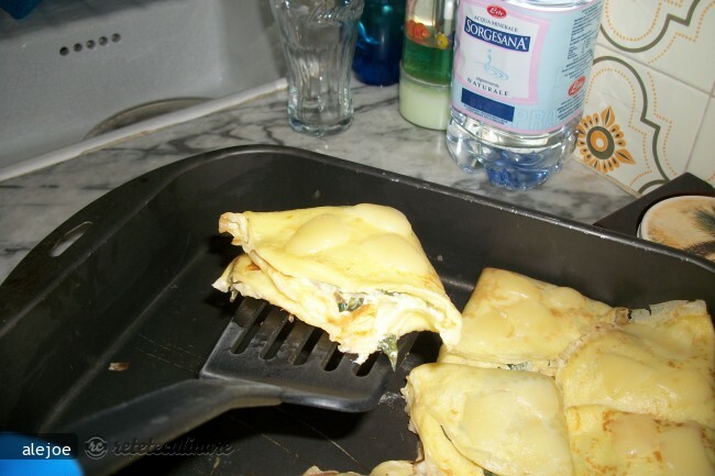 Imagine Reteta culinara Clatite cu Spanac | 2review.ro