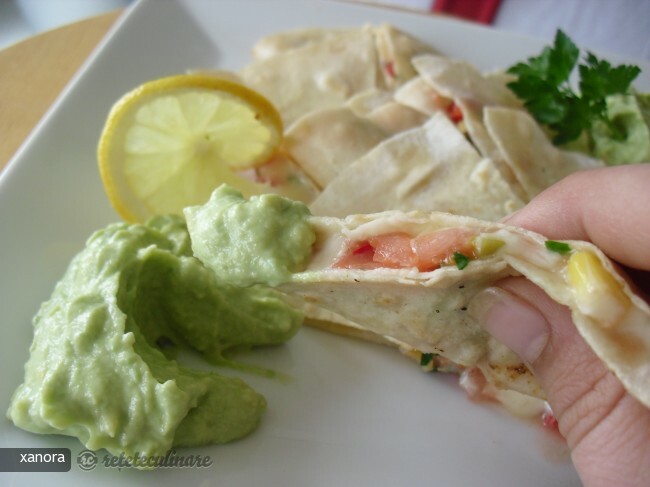 Imagine Reteta culinara Quesadillas cu Dip de Avocado | 2review.ro