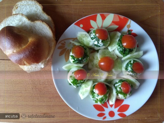 Imagine Reteta culinara Scufite cu Branza si Verdeata | 2review.ro