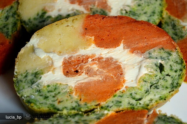 Imagine Reteta culinara Rulada Aperitiv cu Crema de Branza | 2review.ro