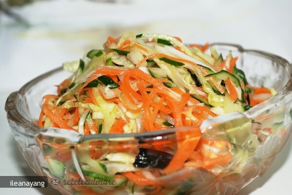 Imagine Reteta culinara Salata cu Trei Feluri de Legume (Ban Sansi) | 2review.ro