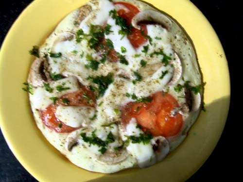 Imagine Reteta culinara Clatite cu rosii si mozzarela | 2review.ro