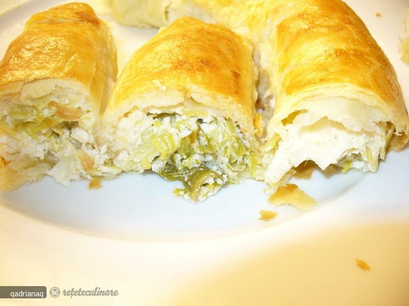 Imagine Reteta culinara Rulouri cu Praz si Feta | 2review.ro