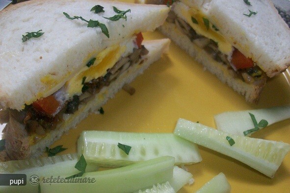 Imagine Reteta culinara Sandwich Pentru Duminica Dimineata | 2review.ro