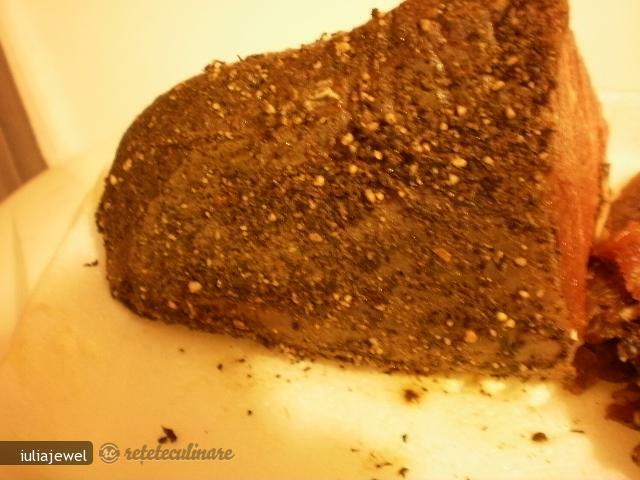 Imagine Reteta culinara Pulpa de Vita Marinata Acasa, Cel Mai Bun Carpacio | 2review.ro