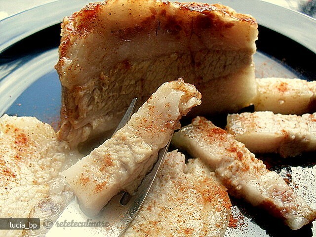 Imagine Reteta culinara Slanina de Gusa, Papricata | 2review.ro