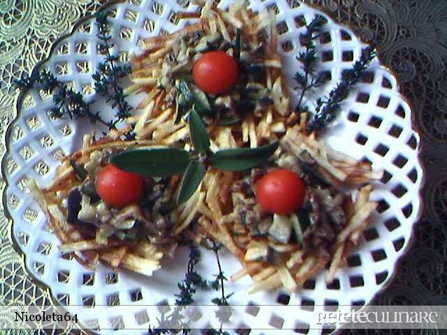 Imagine Reteta culinara Cosulete de cartofi cu legume | 2review.ro