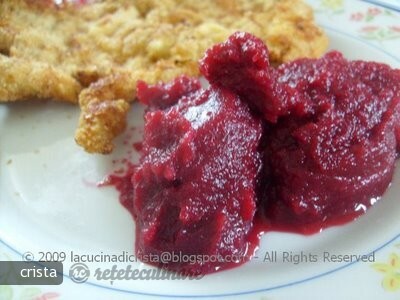 Imagine Reteta culinara Sorbetto (Sarat) de Sfecla Rosie | 2review.ro