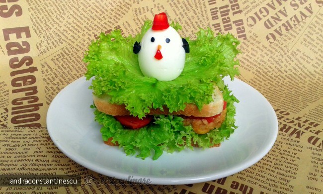 Imagine Reteta culinara Sandvis `Puisorul vesel` | 2review.ro