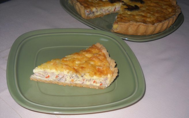 Imagine Reteta culinara Tarta cu piept de pui si ciuperci | 2review.ro