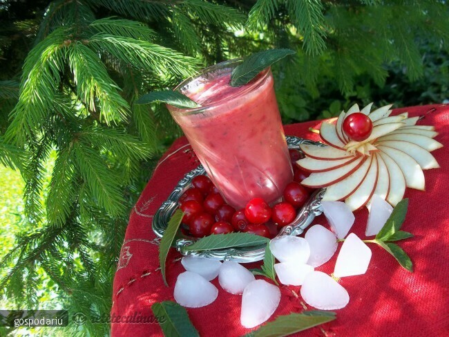 Imagine Reteta culinara Smoothie cu Mar si Visine | 2review.ro