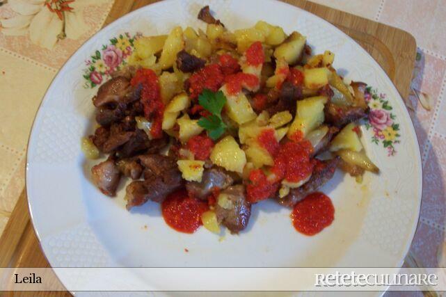 Imagine Reteta culinara Friptura Curcan pe Pat de Cartofi | 2review.ro