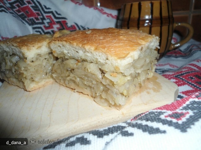 Imagine Reteta culinara Placinta cu Varza (de Post) | 2review.ro