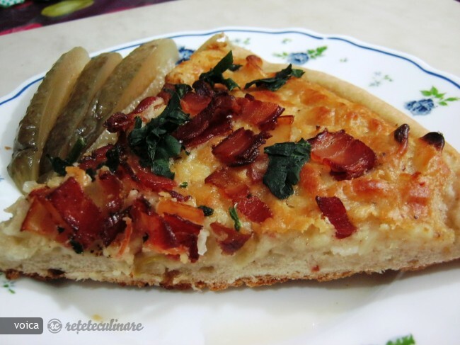 Imagine Reteta culinara Flammekueche | 2review.ro