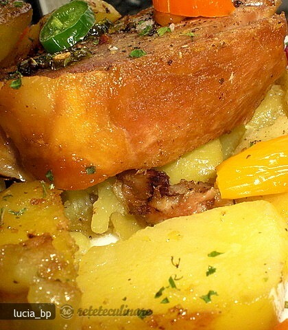 Imagine Reteta culinara Ciolan cu Cartofi, la Cuptor | 2review.ro