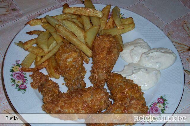 Imagine Reteta culinara Aripioare cu fulgi de porumb | 2review.ro