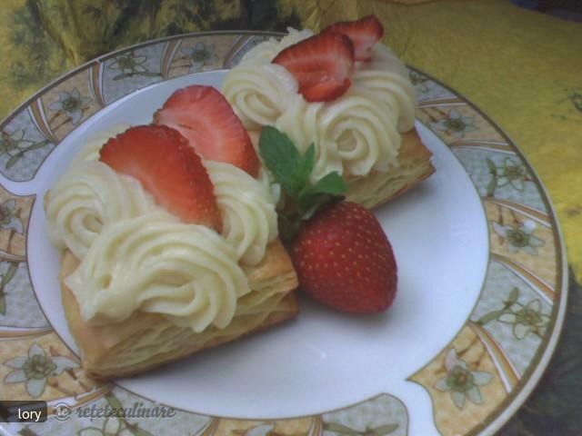 Imagine Reteta culinara Flancuri Cu Capsuni | 2review.ro