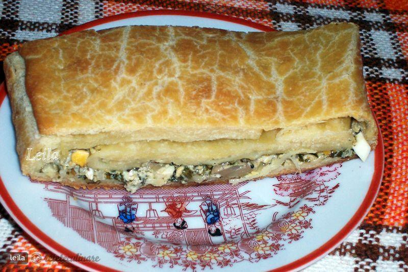 Imagine Reteta culinara Placinta cu Ciuperci - Gombas Pirog | 2review.ro