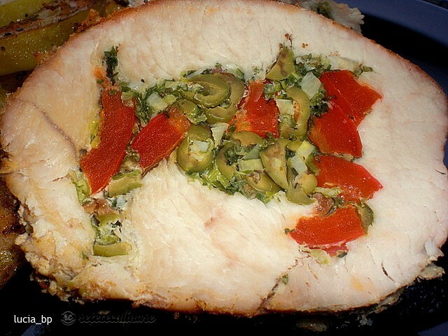 Imagine Reteta culinara Piept de Curcan cu `farsa` (umplutura) | 2review.ro