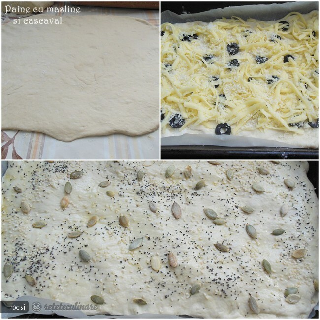 Imagine Reteta culinara Paine cu masline si cascaval | 2review.ro