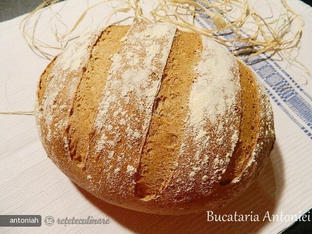 Imagine Reteta culinara Paine cu Faina Integrala de Grau si Faina de Secara | 2review.ro