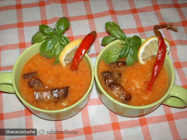 Imagine Reteta culinara Supa Crema de Linte Rosie | 2review.ro