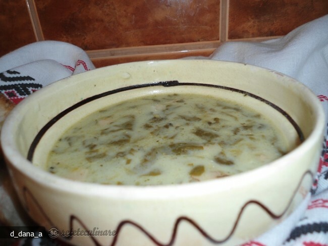Imagine Reteta culinara Ciorba de Spanac si Grausor (Untisor) | 2review.ro