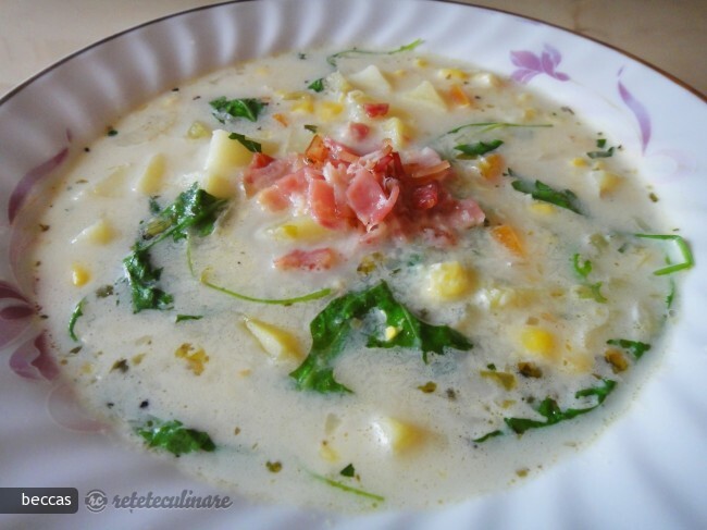 Imagine Reteta culinara Supa de Porumb si Cartofi | 2review.ro