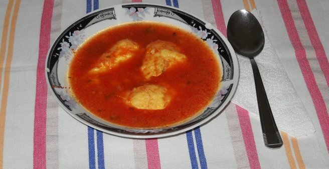 Imagine Reteta culinara Supa de legume cu galuste de gris | 2review.ro