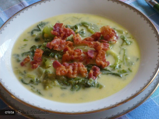 Imagine Reteta culinara Ciorba de Salata Verde / Laptuca Romana | 2review.ro