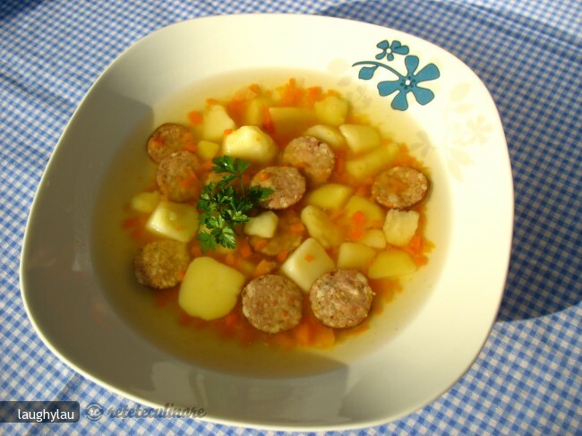 Imagine Reteta culinara Ciorba de Cartofi cu Carnati | 2review.ro