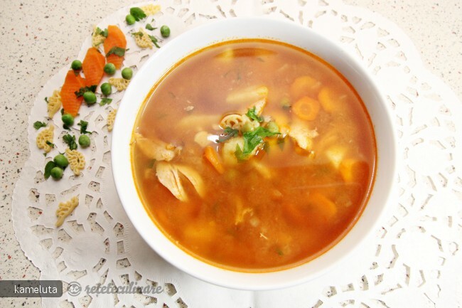 Imagine Reteta culinara Ciorba de Pui cu Legume | 2review.ro