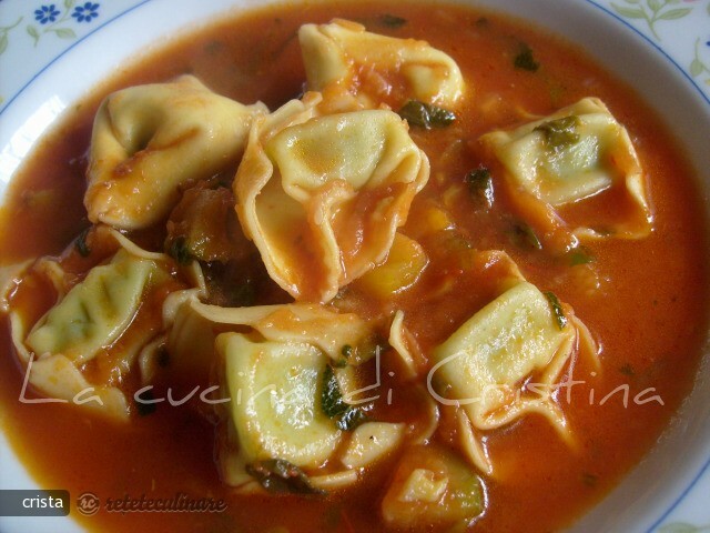 Imagine Reteta culinara Supa de Legume (Minestrone) cu Tortellini | 2review.ro