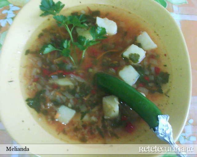 Imagine Reteta culinara Ciorba Cu Legume Si Linte | 2review.ro