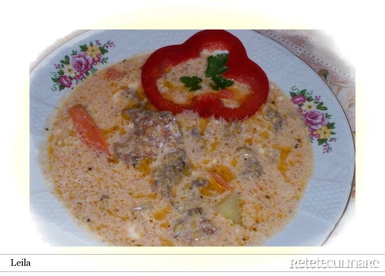 Imagine Reteta culinara Supa de Cartofi cu Calbasi | 2review.ro