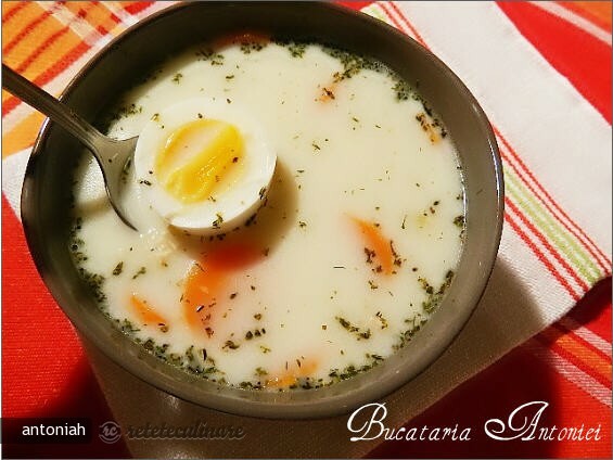 Imagine Reteta culinara Supa cu Ou si Smantana | 2review.ro