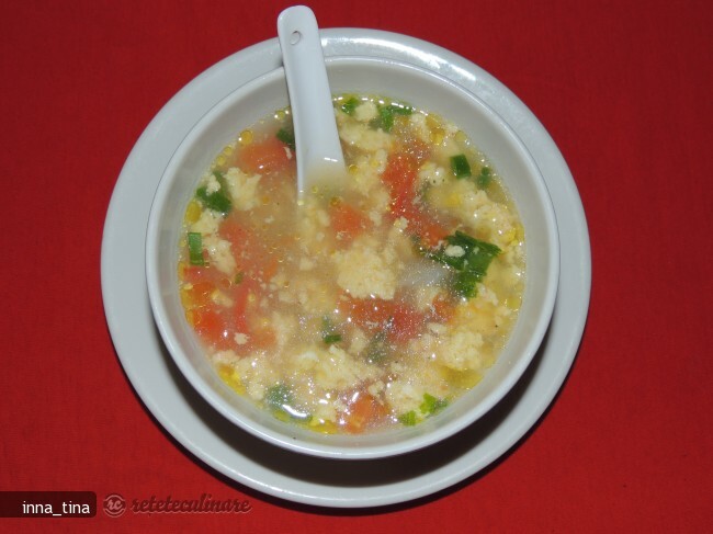 Imagine Reteta culinara Supa cu Ou si Rosii | 2review.ro