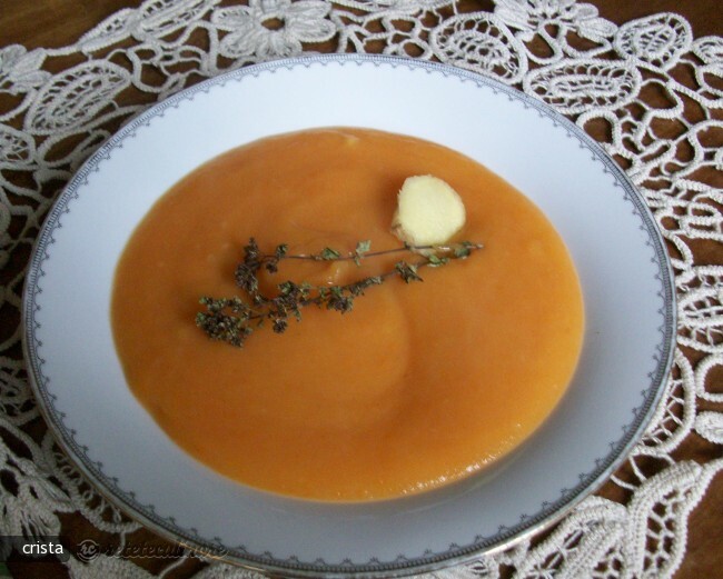 Imagine Reteta culinara Supa Crema de Morcov si Ghimbir | 2review.ro