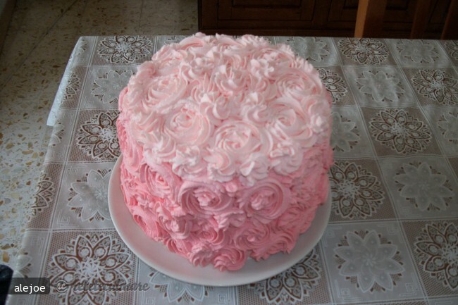 Imagine Reteta culinara Pink Rose Cake | 2review.ro