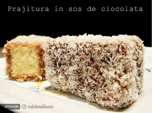 Imagine Reteta culinara Prajitura in Sos de Ciocolata | 2review.ro