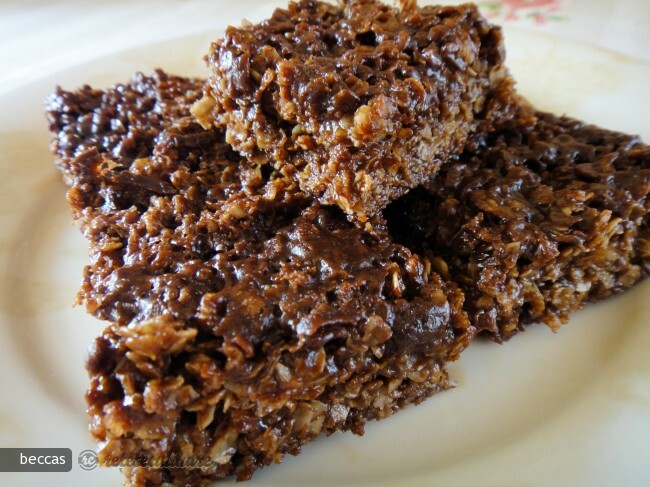 Imagine Reteta culinara Flapjacks cu Ciocolata | 2review.ro