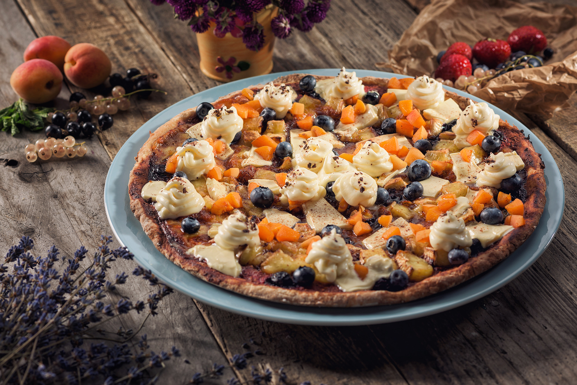 Imagine Reteta culinara Pizza dulce | 2review.ro