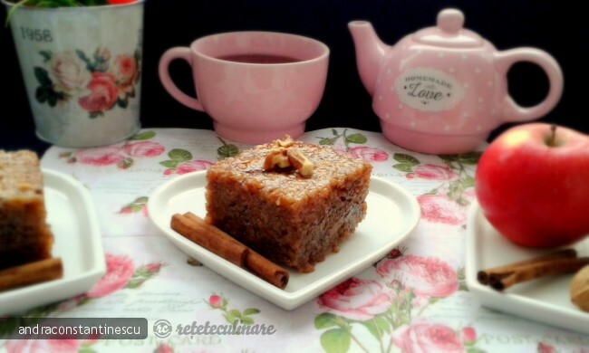 Imagine Reteta culinara Prajitura cu mere si nuci, de post | 2review.ro