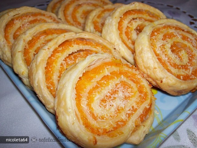 Imagine Reteta culinara Spirale cu Dovleac si Cocos | 2review.ro