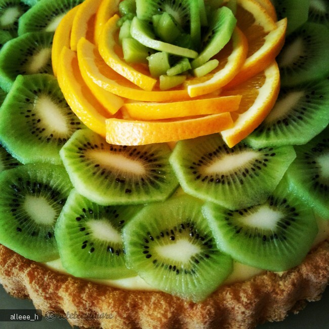 Imagine Reteta culinara Tarta cu Crema de Vanilie si Kiwi | 2review.ro